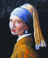 Copy of Vermeer's Girl with a pearl earing